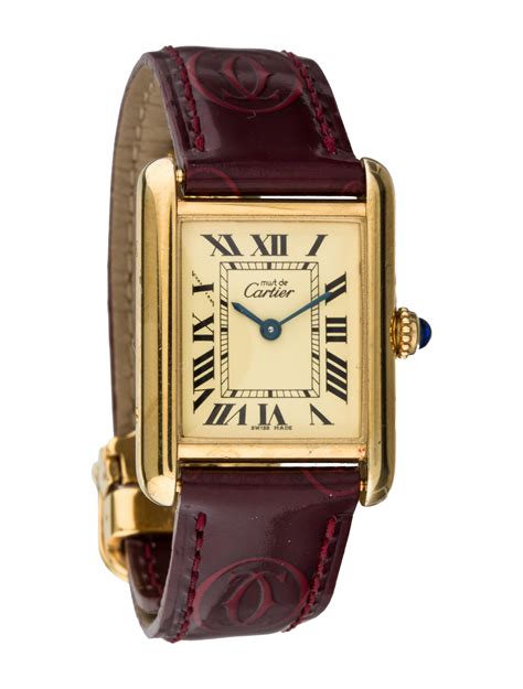 cost of cartier tank watch|cartier tank must watch price.